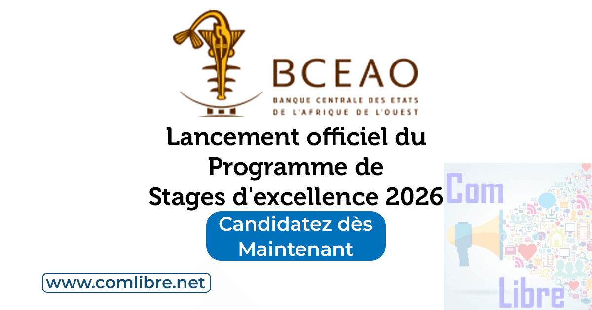 BCEAO Lancement officiel du programme de stages d'excellence 2026