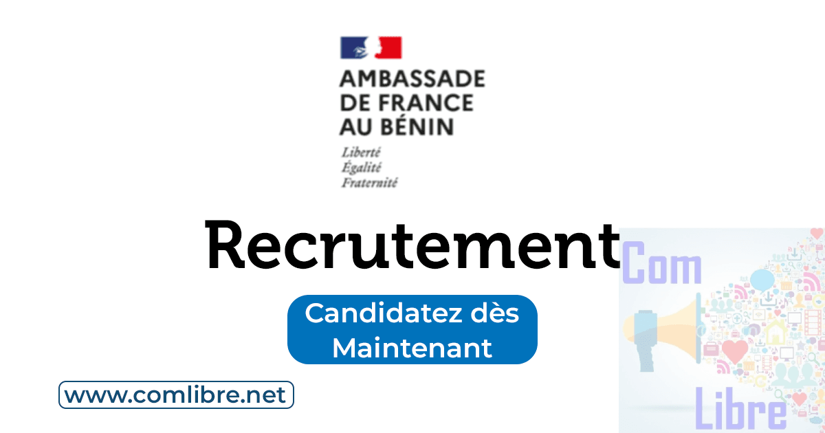 Ambassade de France au Bénin Recrutement
