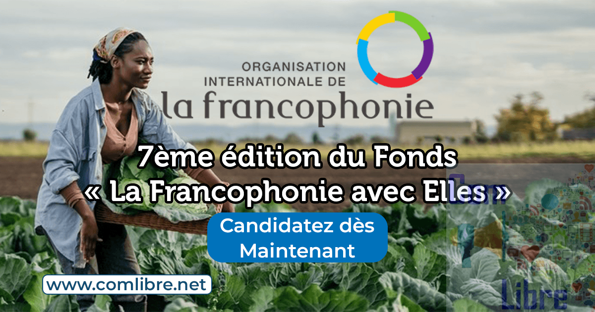 7ème édition du Fonds « La Francophonie avec Elles » : jusqu’à 100 000 euros pour soutenir l’autonomisation économique et sociale des femmes