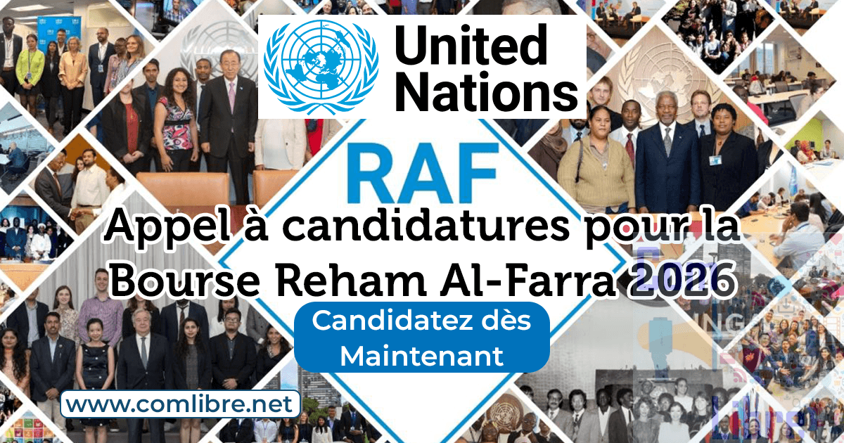 L'ONU lance l'appel à candidatures pour la Bourse Reham Al-Farra 2026