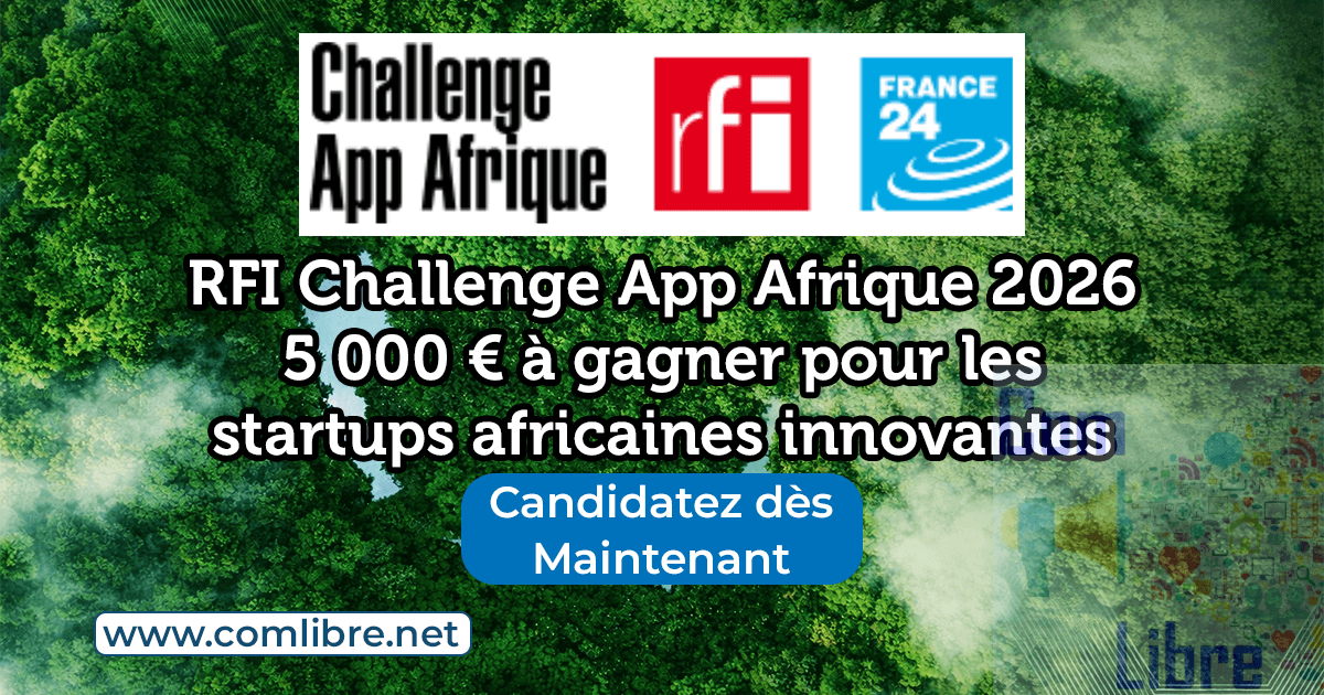 RFI Challenge App Afrique 2026 : 5 000 € à gagner pour les startups africaines innovantes