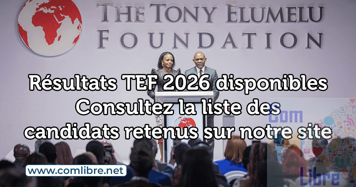 Résultats TEF 2026 disponibles consultez la liste des candidats retenus sur notre site