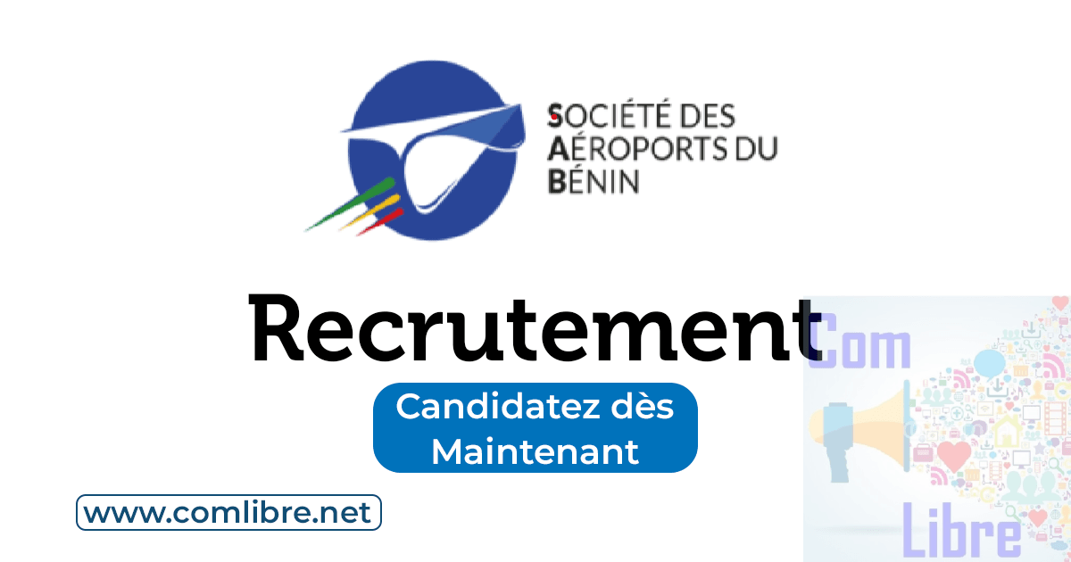 Société des Aéroports du Bénin Recrutement