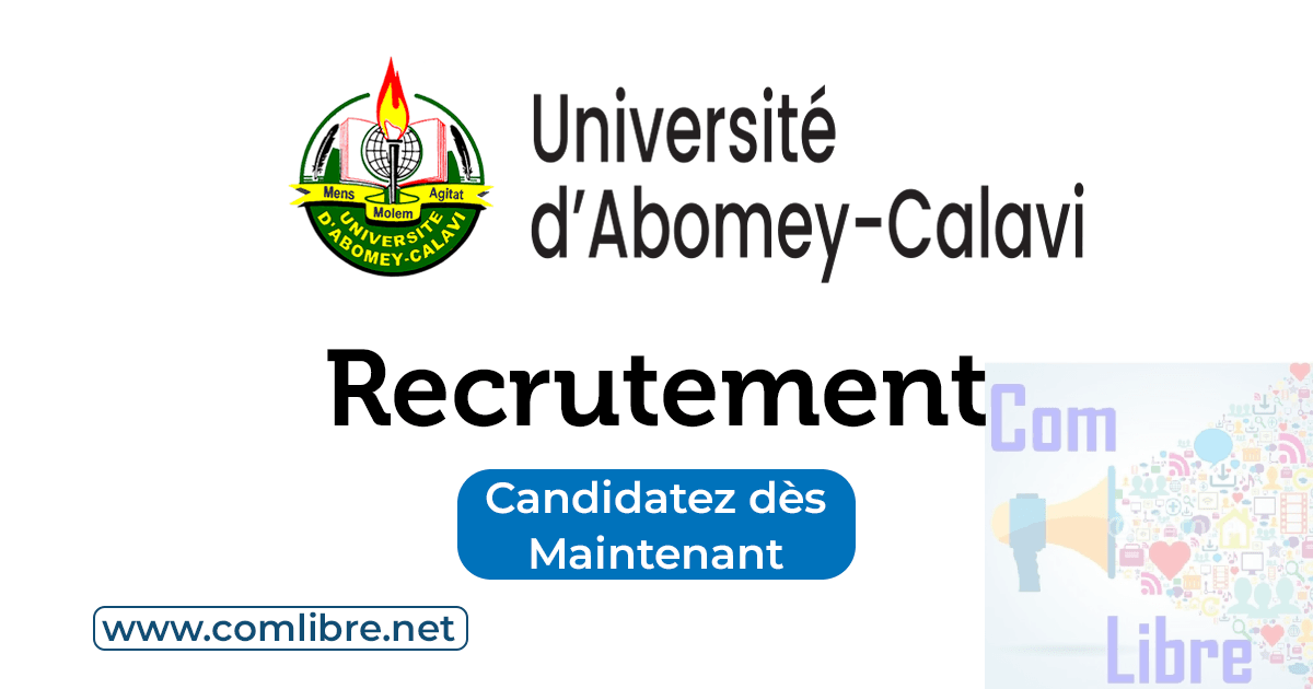 Université d’Abomey-Calavi Recrutement