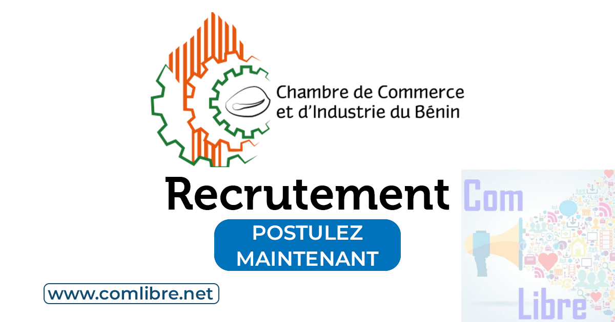 CCI Bénin Recrutement