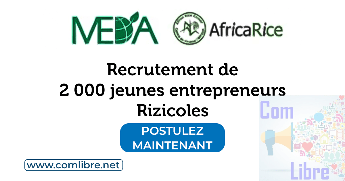 L'Initiative RIZAO lance le recrutement de 2 000 jeunes entrepreneurs rizicoles