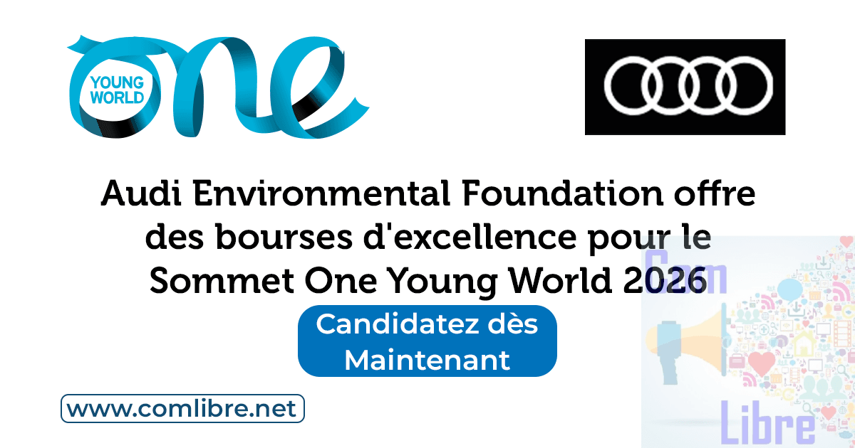 Audi Environmental Foundation offre des bourses d'excellence pour le sommet One Young World 2026 au Cap