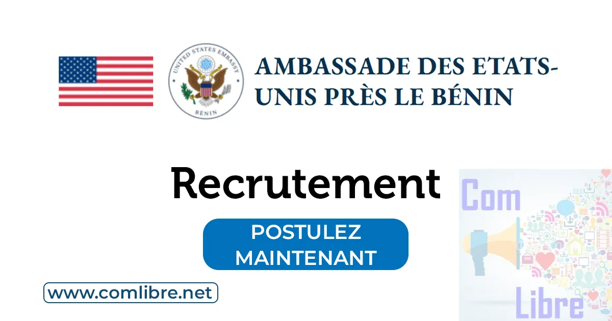 Ambassade des États-Unis au Bénin Recrutement