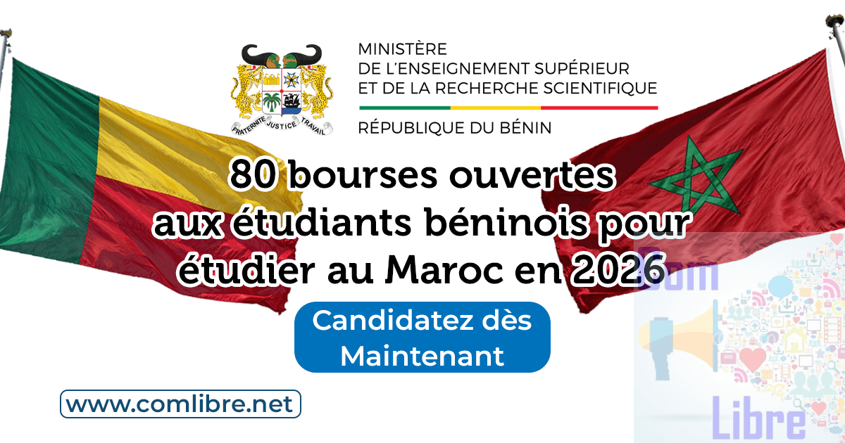 Étudier au Maroc en 2026 : 80 bourses ouvertes aux étudiants béninois