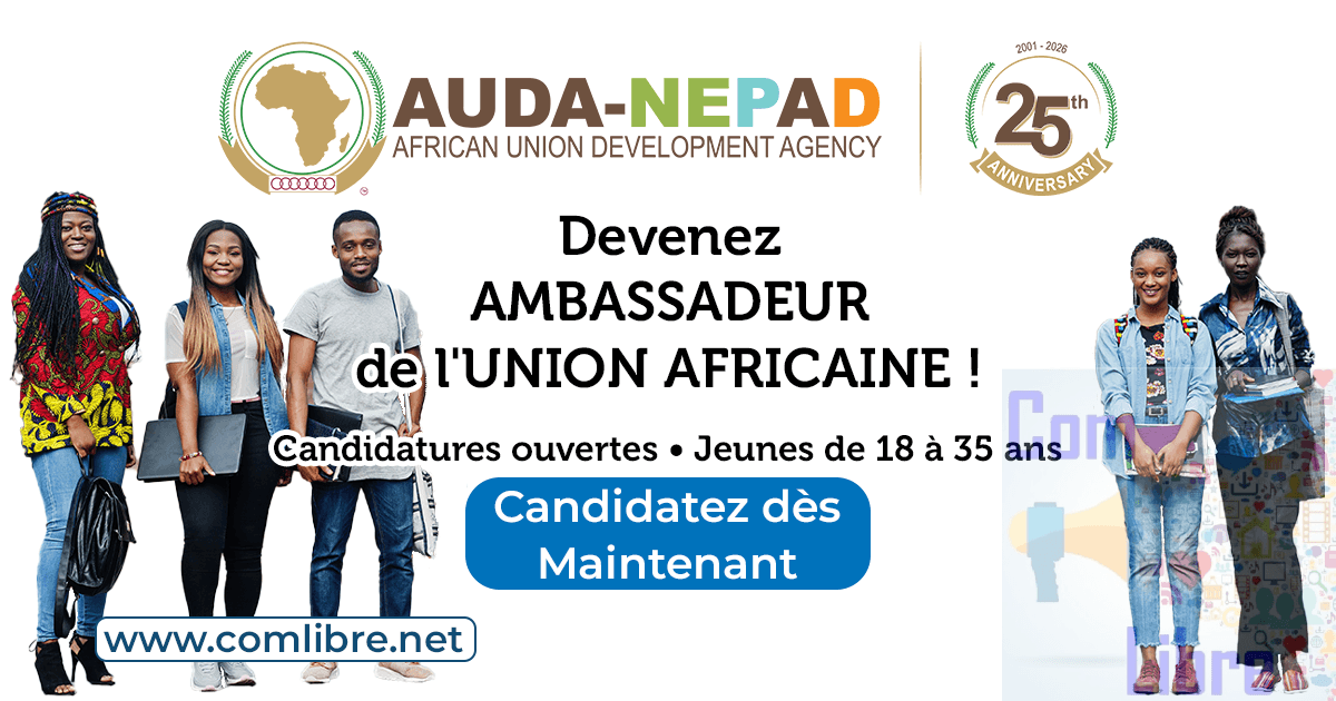 L'Union Africaine recrute des Ambassadeurs de la Jeunesse pour la Santé en Afrique