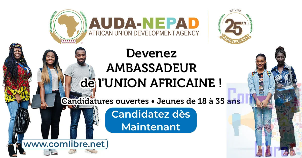 L'Union Africaine recrute des Ambassadeurs de la Jeunesse pour la Santé en Afrique