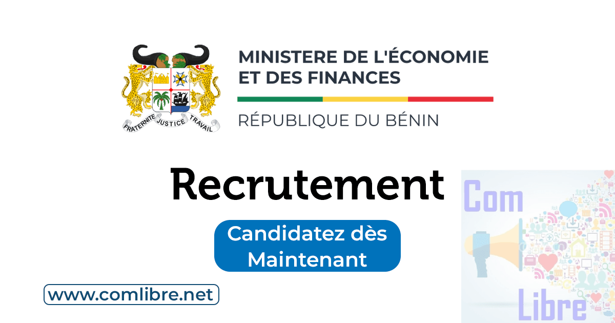 Ministère de l’Économie et des Finances (MEF) Recrutement
