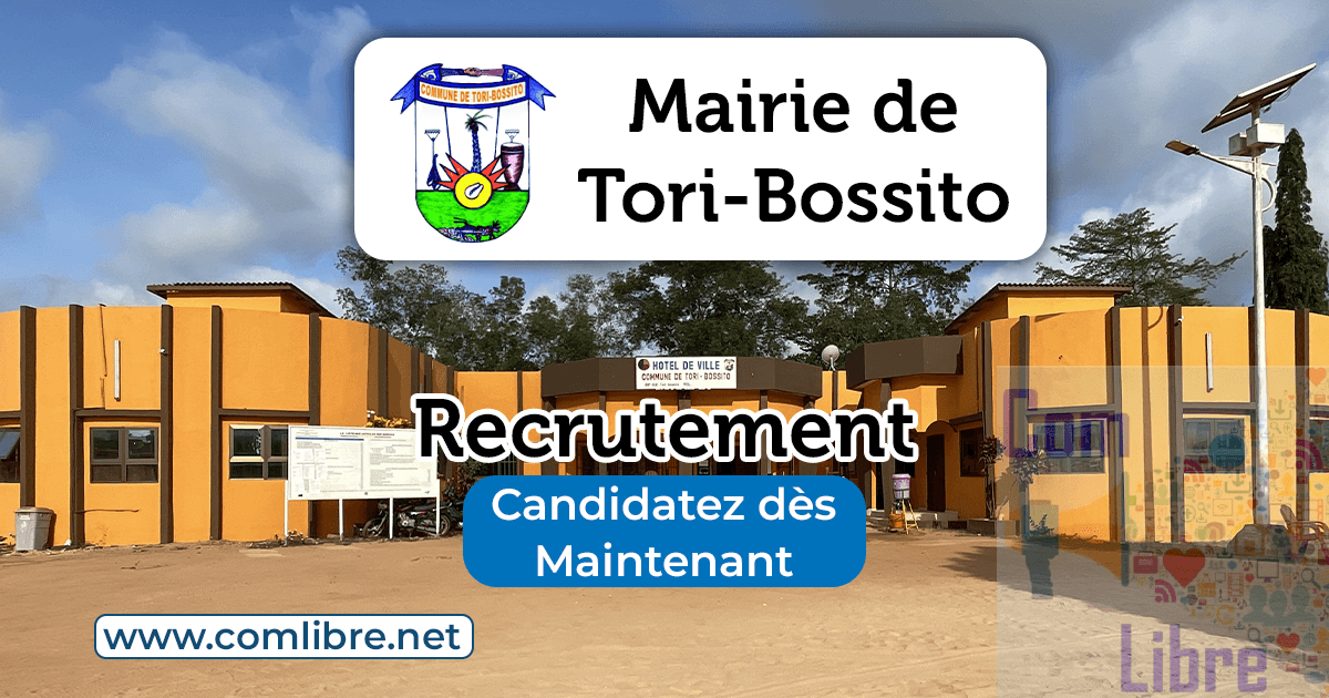 Mairie de Tori-Bossito Recrutement