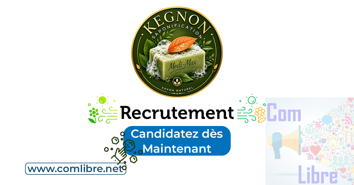 KEGNON SAPONIFICATION Recrutement
