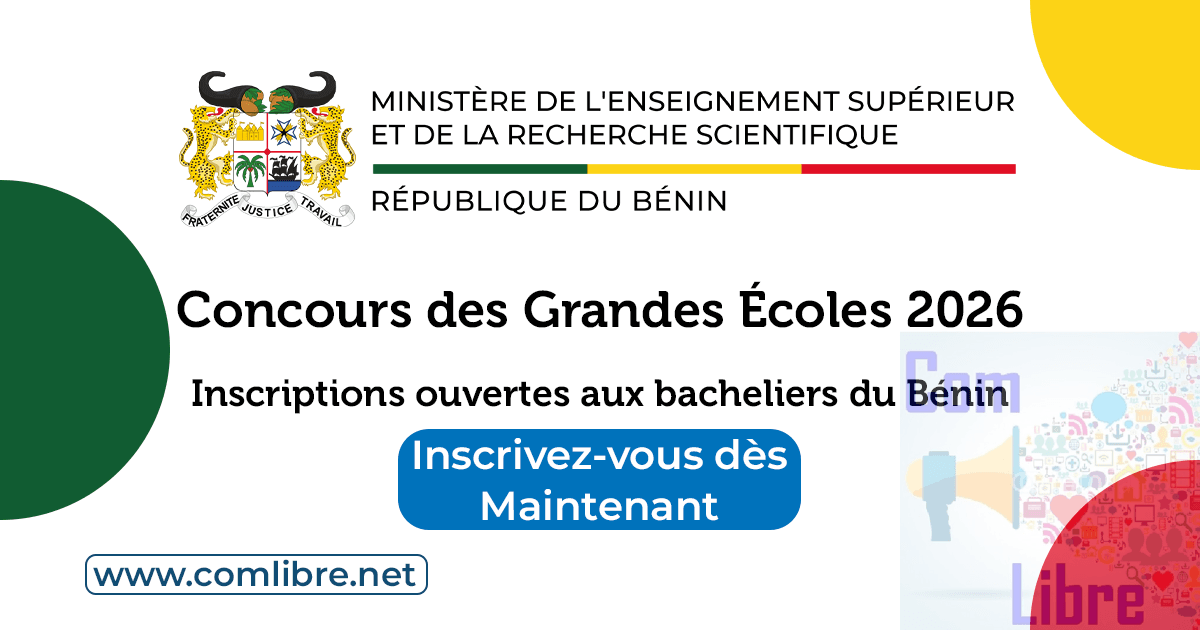 Bac 2026 : les concours d'entrée des grandes écoles publiques du Bénin sont ouverts