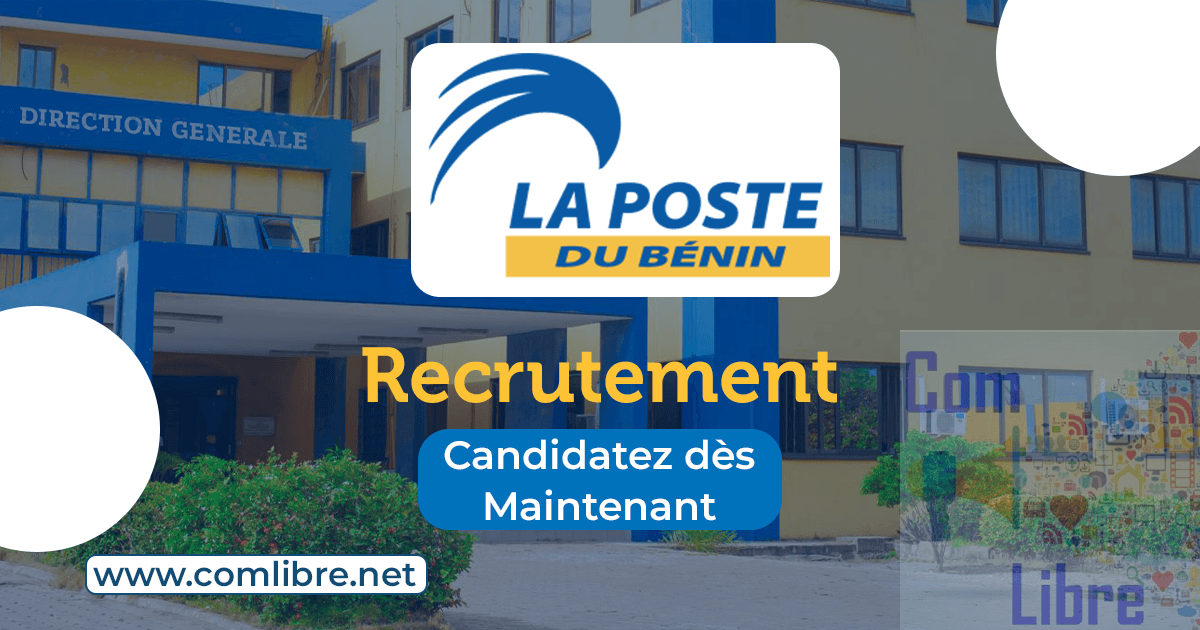 La Poste du Bénin Recrutement