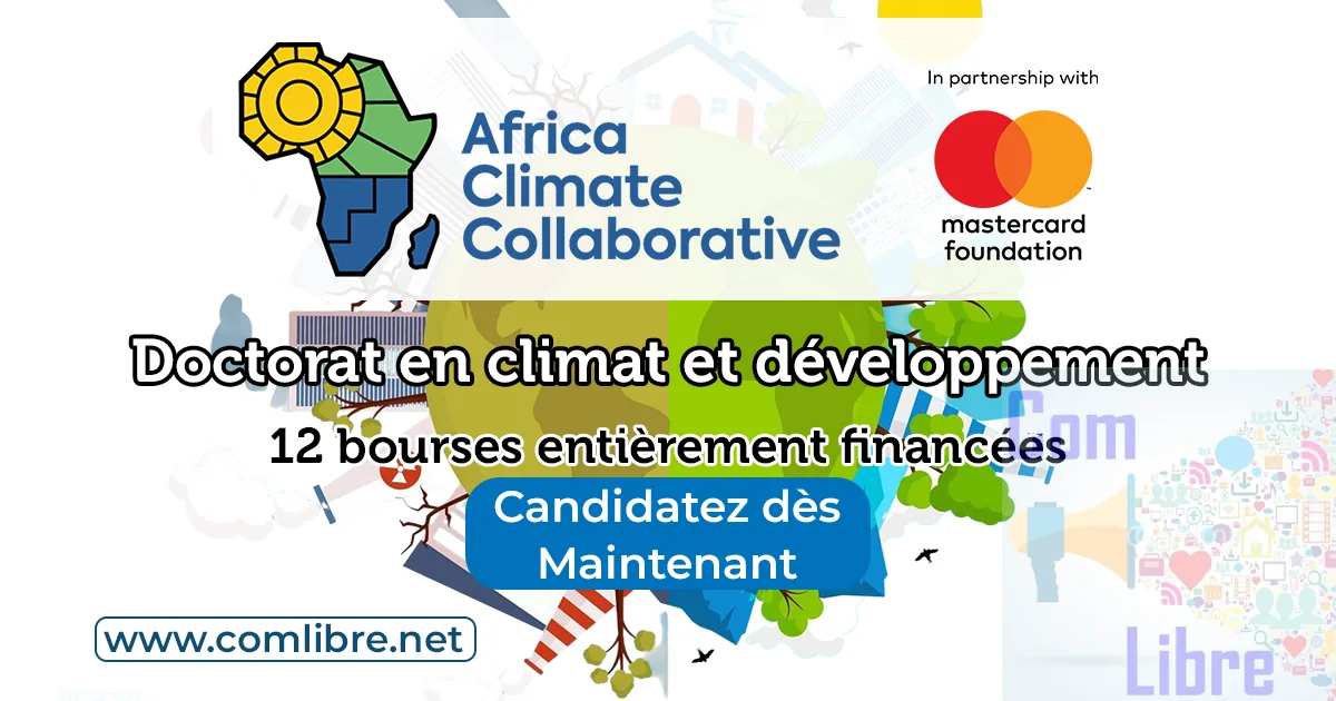 12 bourses de doctorat entièrement financées à l’Université de Cap en Afrique du Sud