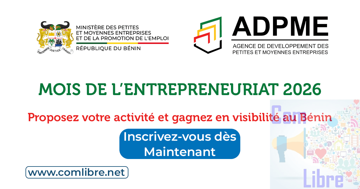 MOIS DE L’ENTREPRENEURIAT 2026