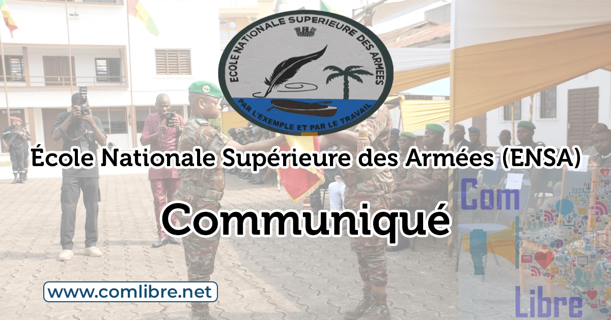 École Nationale Supérieure des Armées (ENSA) Communiqué