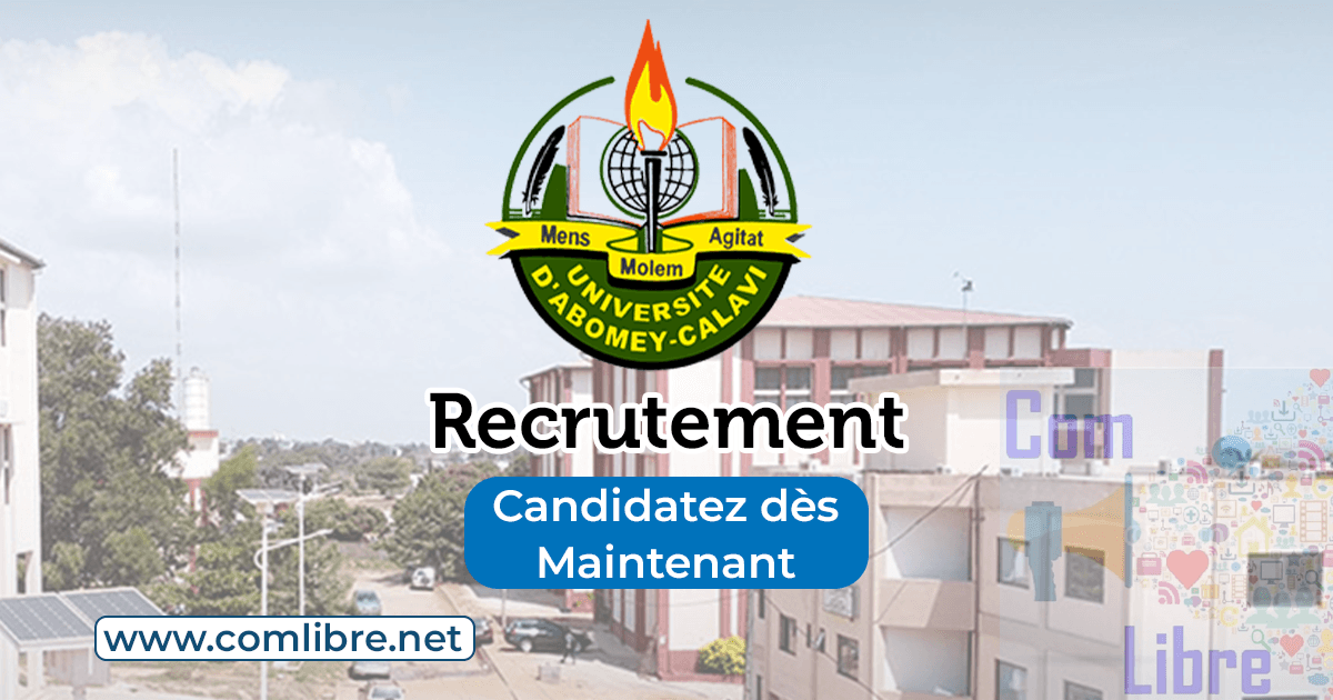 Universite d Abomey Calavi Recrutement