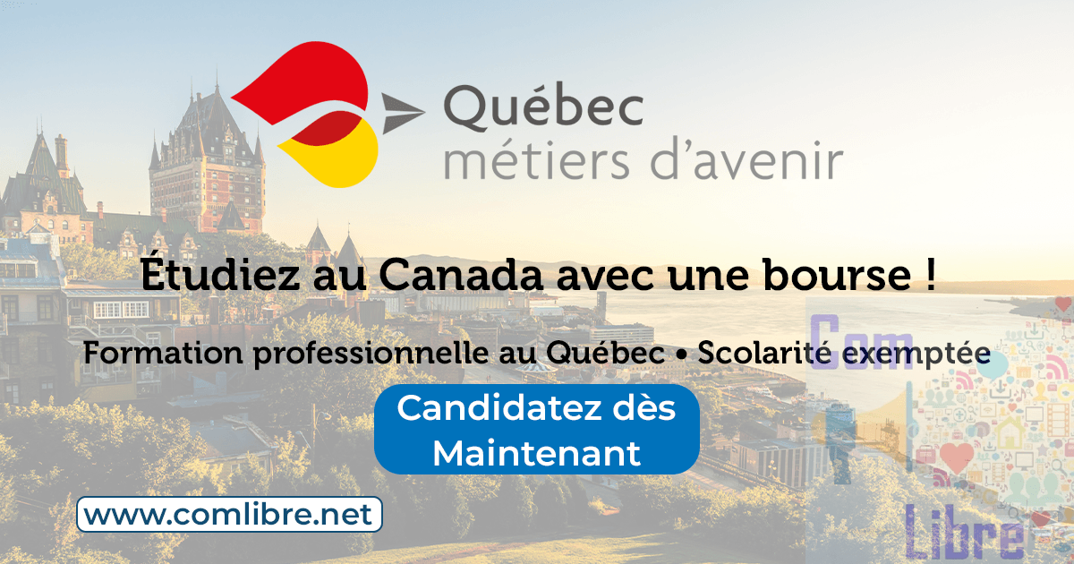 étudier au Canada bourses Métiers d’Avenir