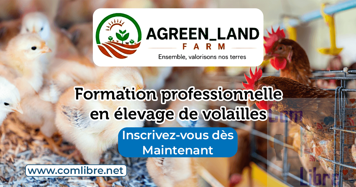 AGREEN LAND FARM Formation professionnelle en élevage de volailles
