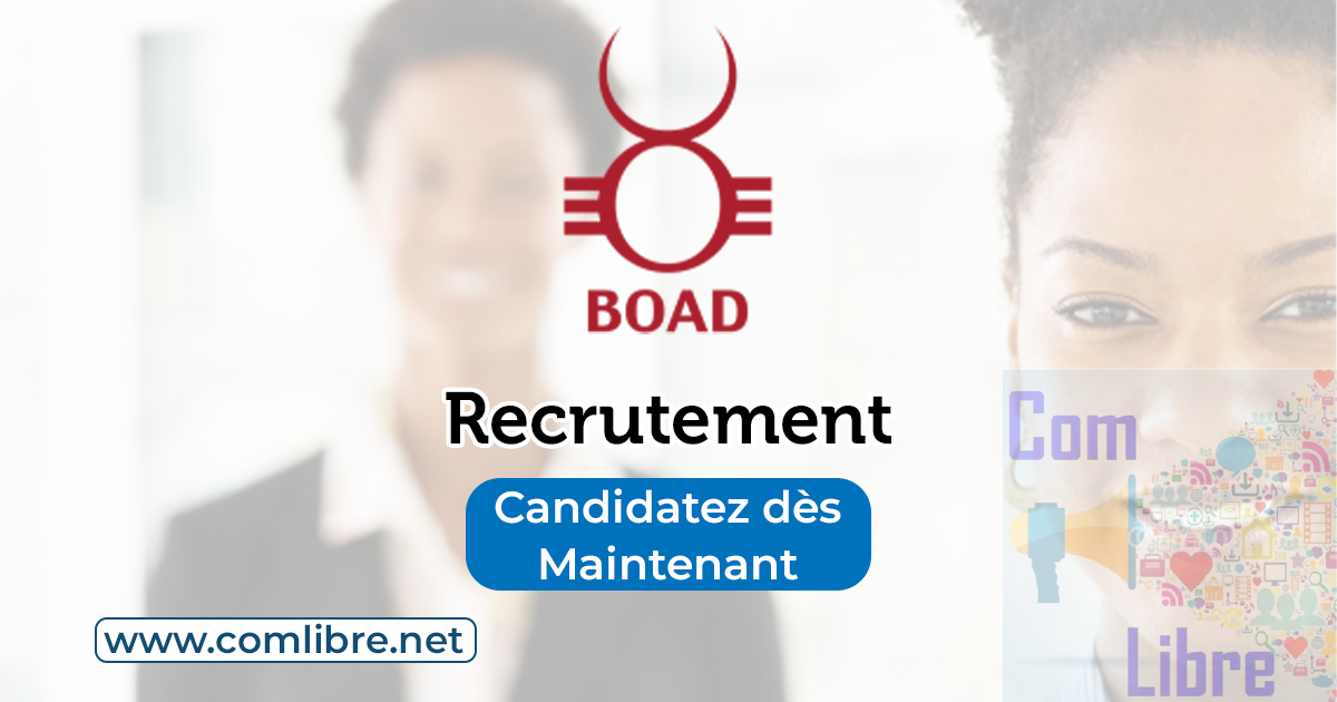 Banque Ouest Africaine de Développement BOAD Recrutement