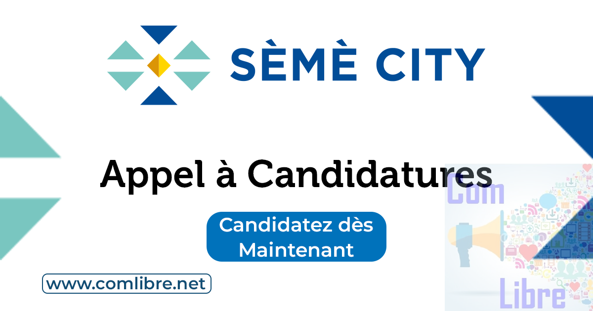 Sèmè City Appel à Candidatures